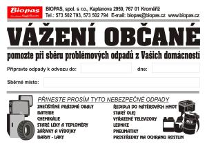 Svoz nebezpečného odpadu